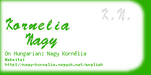 kornelia nagy business card