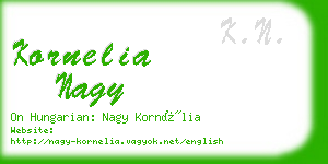 kornelia nagy business card